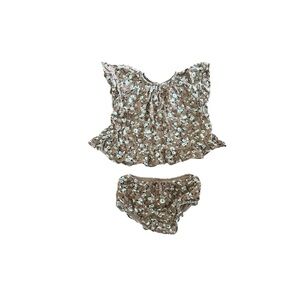 Rylee + Cru Dahlia Butterfly Top with Matching Bloomers